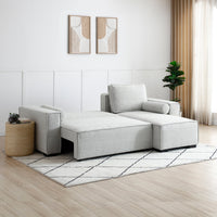 Harrison Corner Sofa Bed - Natural