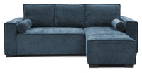 Harrison Corner Sofa Bed - Navy