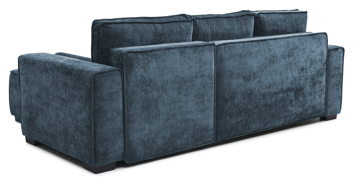 Harrison Corner Sofa Bed - Navy