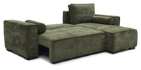 Harrison Corner Sofa Bed - Olive