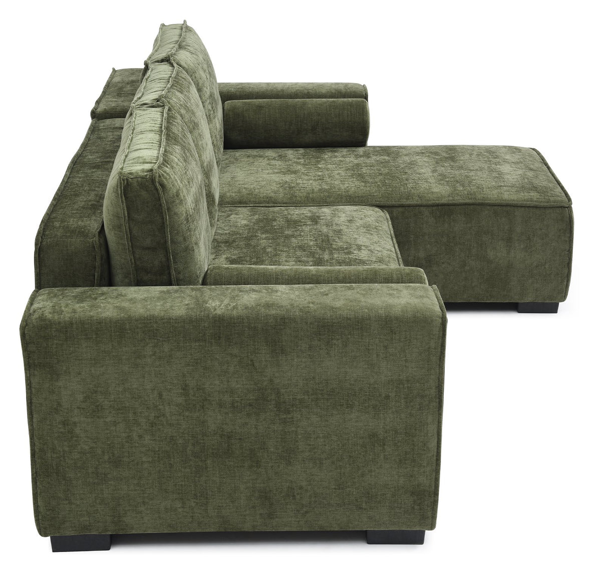 Harrison Corner Sofa Bed - Olive