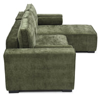 Harrison Corner Sofa Bed - Olive