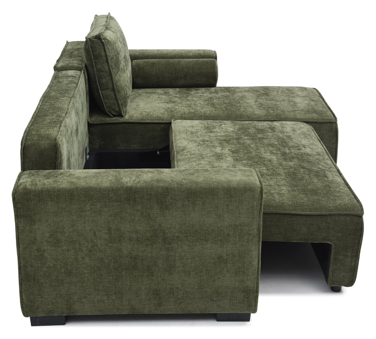 Harrison Corner Sofa Bed - Olive