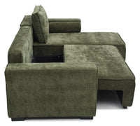 Harrison Corner Sofa Bed - Olive