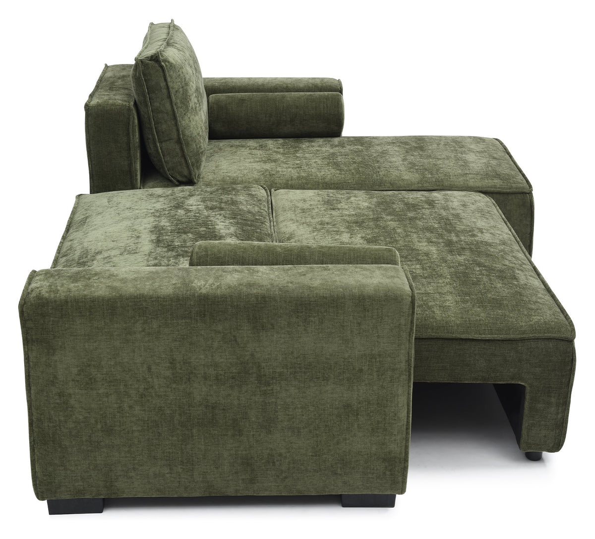 Harrison Corner Sofa Bed - Olive