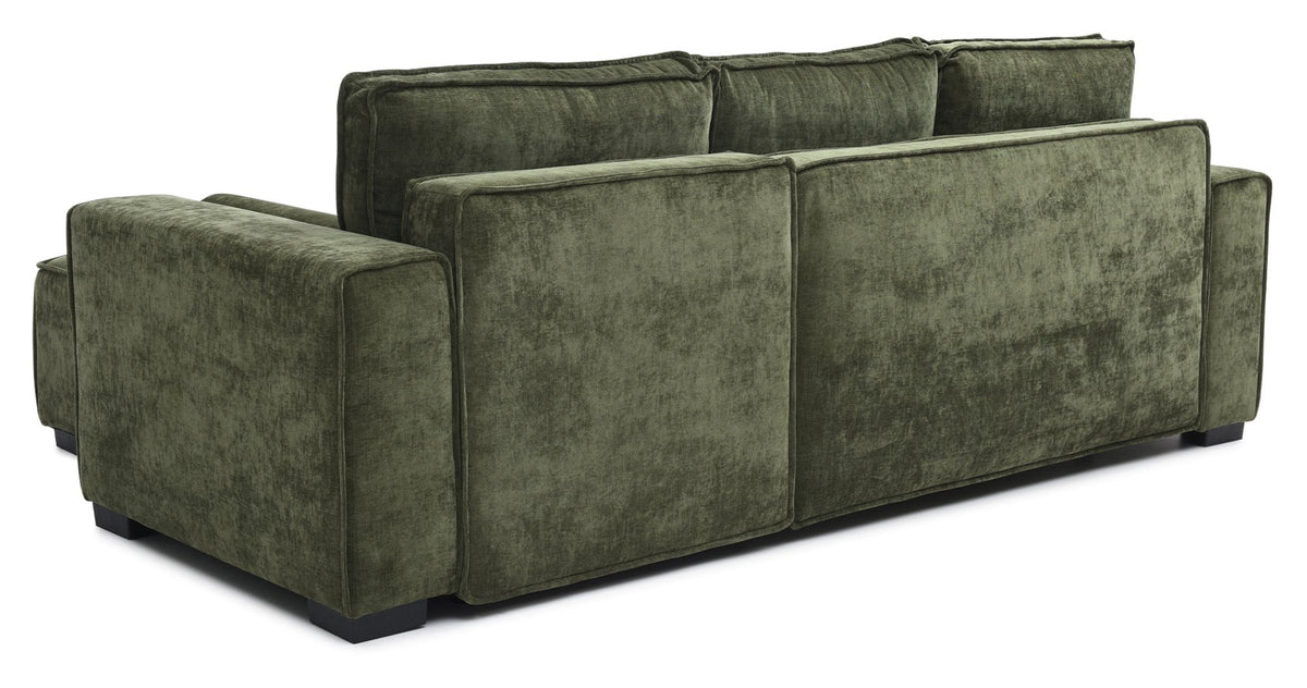 Harrison Corner Sofa Bed - Olive