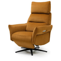 Austin Electric Recliner Chair - Ochre
