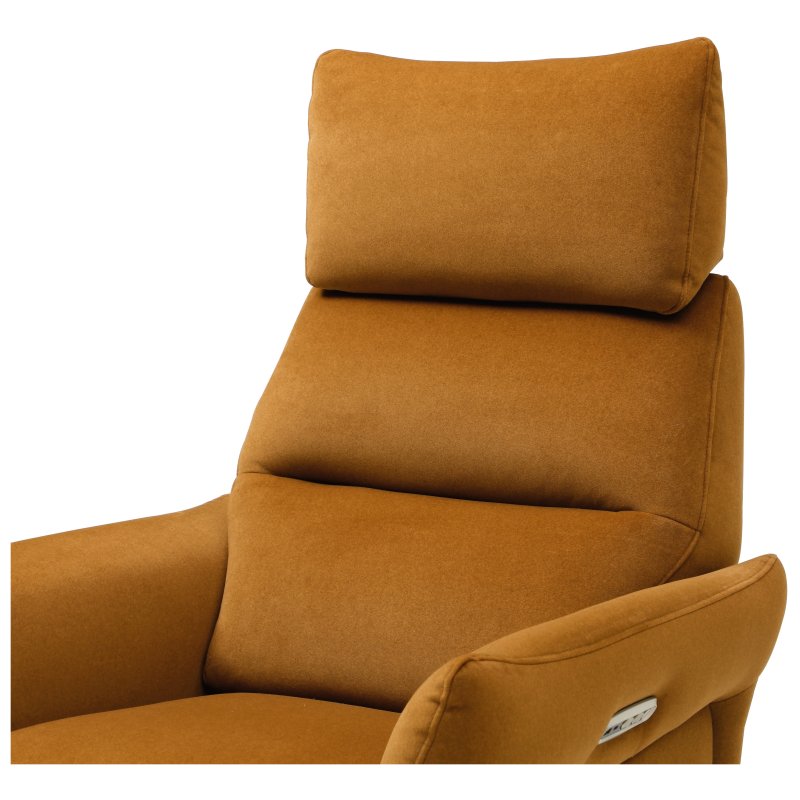 Austin Electric Recliner Chair - Ochre