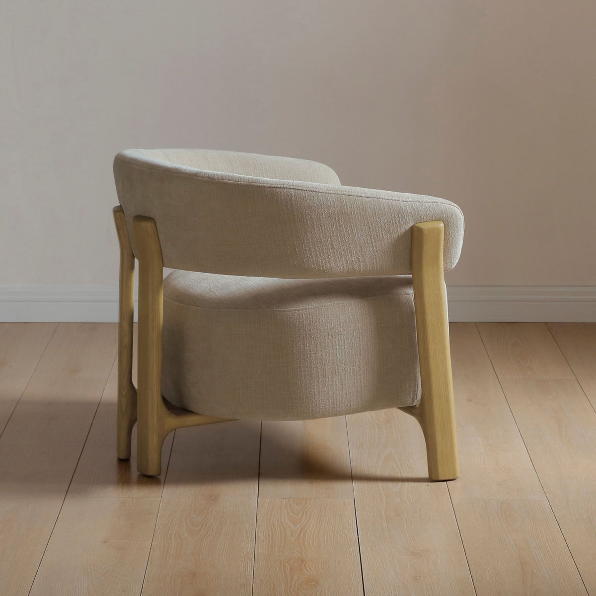 Amos Accent Chair - Taupe Chenille