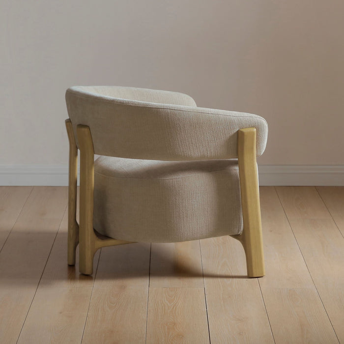 Amos Accent Chair - Taupe Chenille