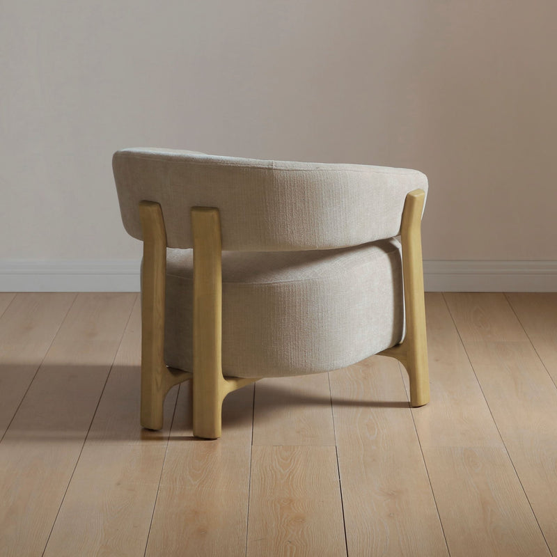 Amos Accent Chair - Taupe Chenille