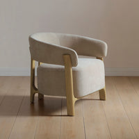 Amos Accent Chair - Taupe Chenille