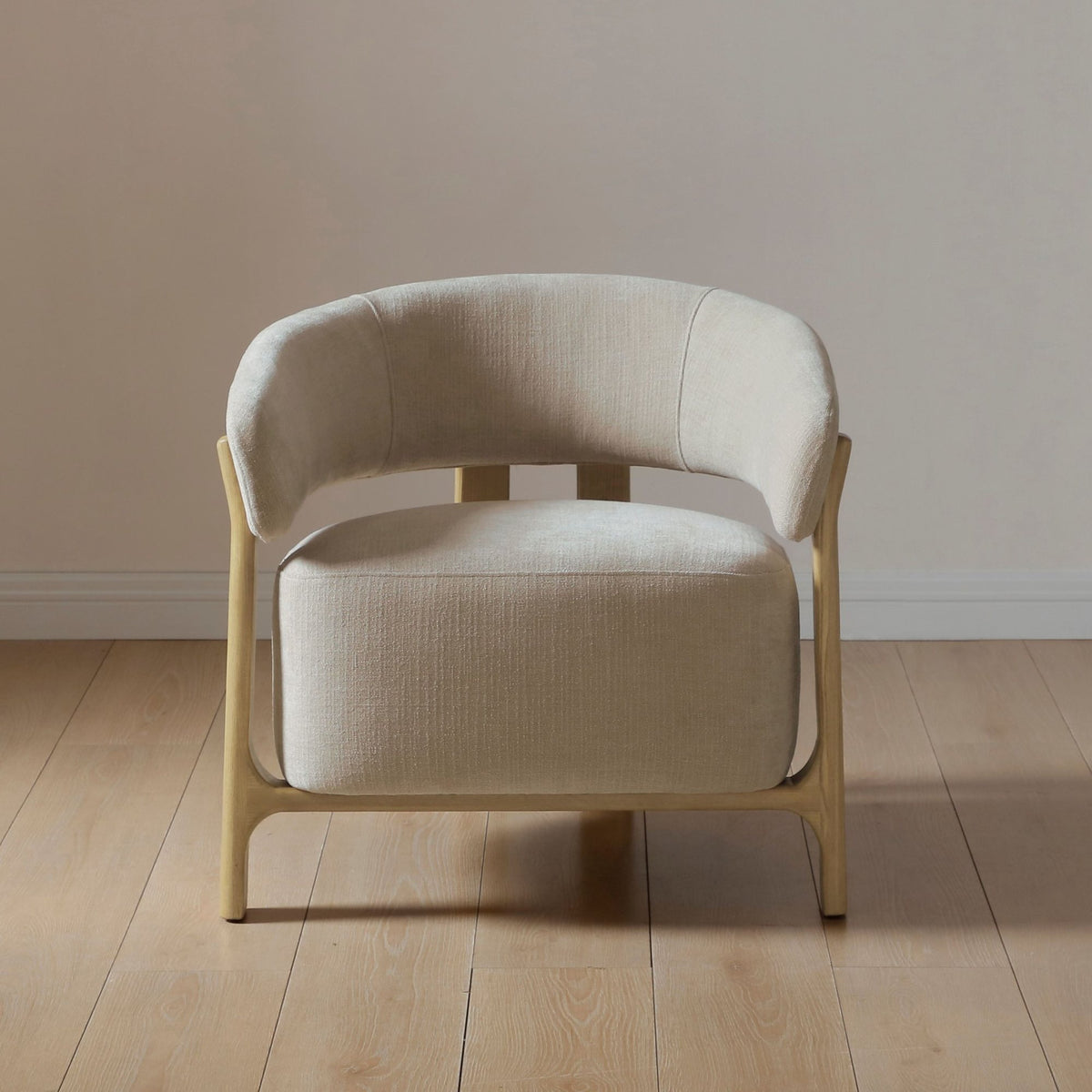 Amos Accent Chair - Taupe Chenille