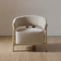 Amos Accent Chair - Taupe Chenille