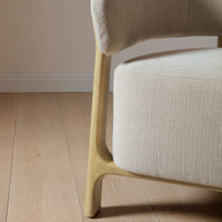 Amos Accent Chair - Taupe Chenille