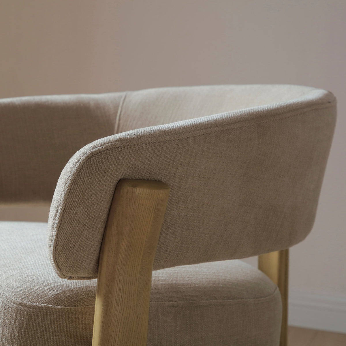 Amos Accent Chair - Taupe Chenille