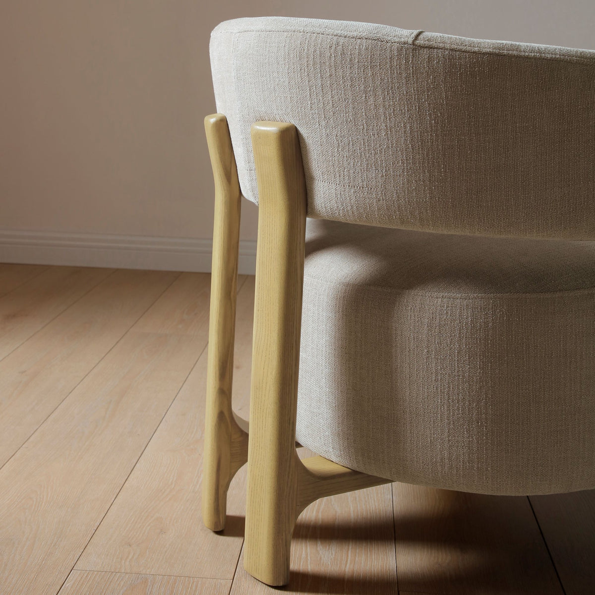 Amos Accent Chair - Taupe Chenille