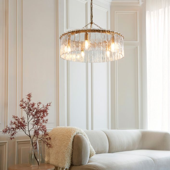 Karine Lighting Collection - Brushed Aged Brass