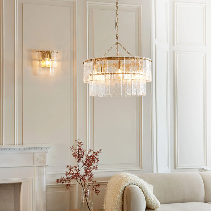 Karine Lighting Collection - Brushed Aged Brass