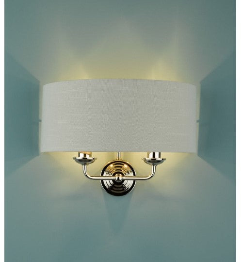 Laura Ashley - Sorrento Lighting Collection - Nickel and Silver