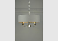 Laura Ashley - Sorrento Lighting Collection - Nickel and Charcoal