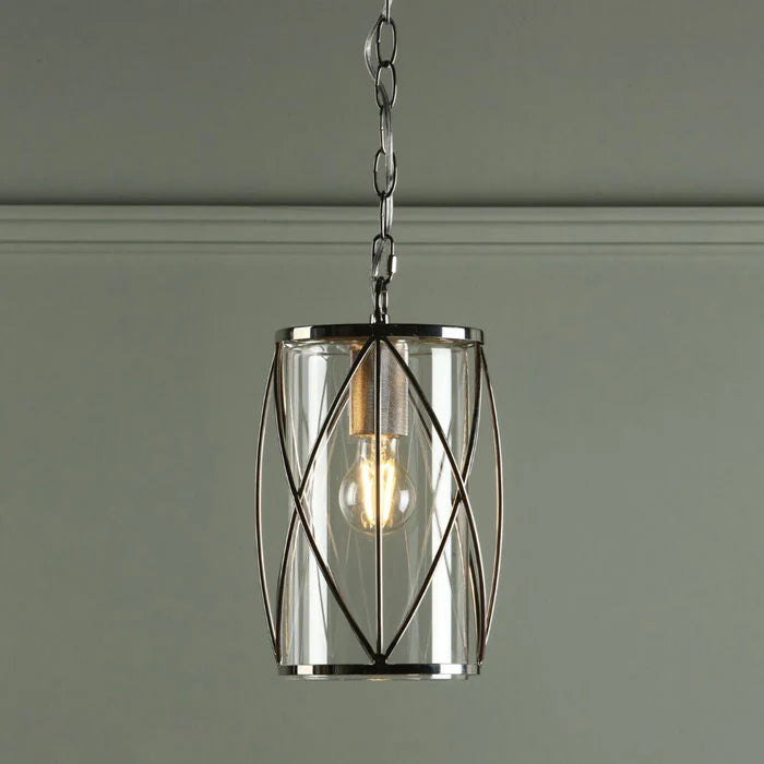 Laura Ashley - Beckworth Pendant - Polished Nickel