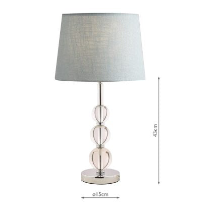 Laura Ashley - Selby Table Lamp Bases - Polished Nickel