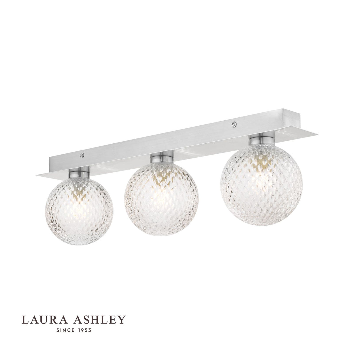 Laura Ashley - Prague Bathroom Wall Lights - Polished Chrome