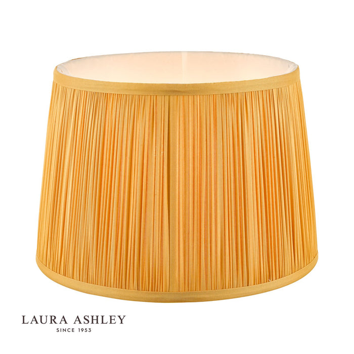 Laura Ashley - Hemsley Pleated Shade - Ochre Yellow
