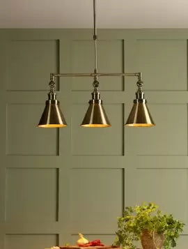Laura Ashley - Rufus Lighting Collection - Antique Brass