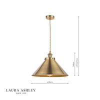 Laura Ashley - Rufus Lighting Collection - Antique Brass