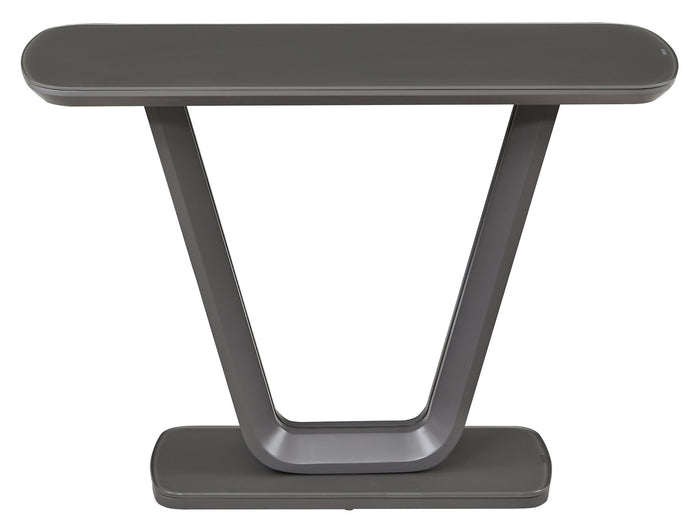Lazzaro Graphite Grey Matt Living Collection - Console Table