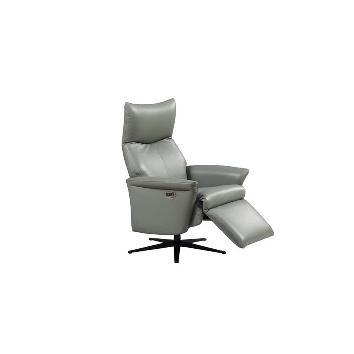 Leandro Electric Recliner - Steel