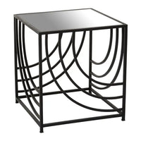 Logan Occasional Table Collection - Black Marble/Silver