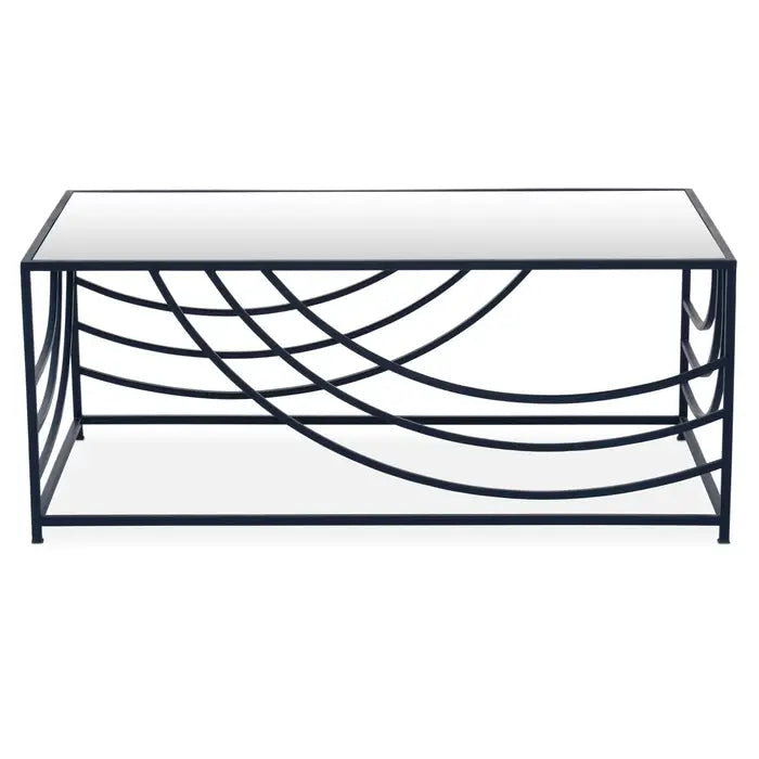 Logan Occasional Table Collection - Black Marble/Silver