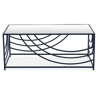 Logan Occasional Table Collection - Black Marble/Silver