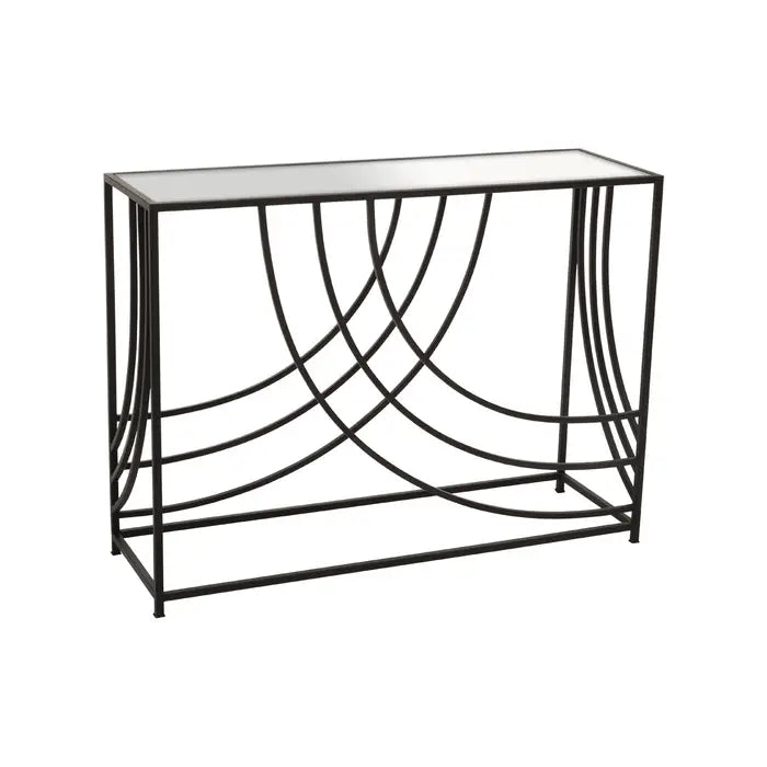 Logan Occasional Table Collection - Black Marble/Silver