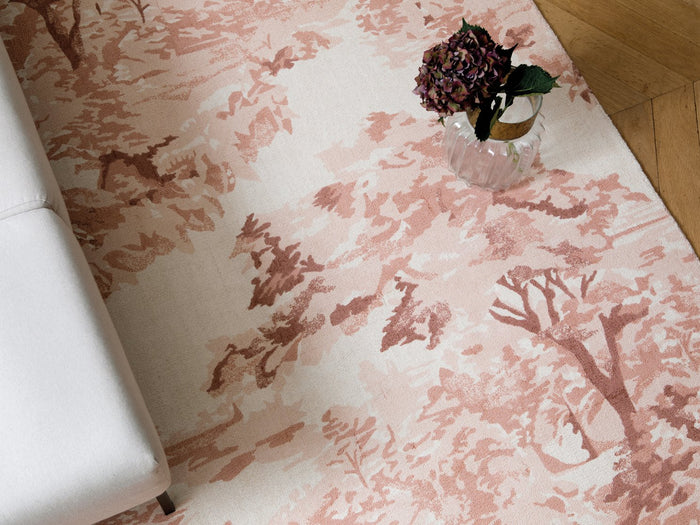 Ted Baker Rugs - Landscape Toile Light Pink
