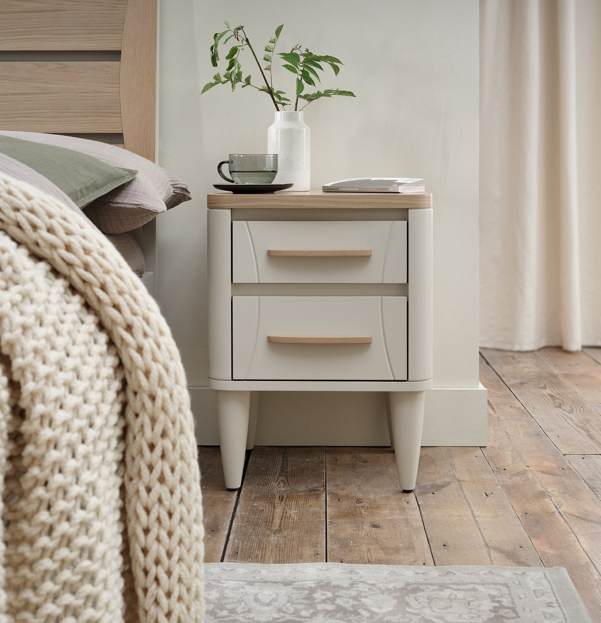 Larsen Bedroom Collection - Scandi Oak and Soft Grey