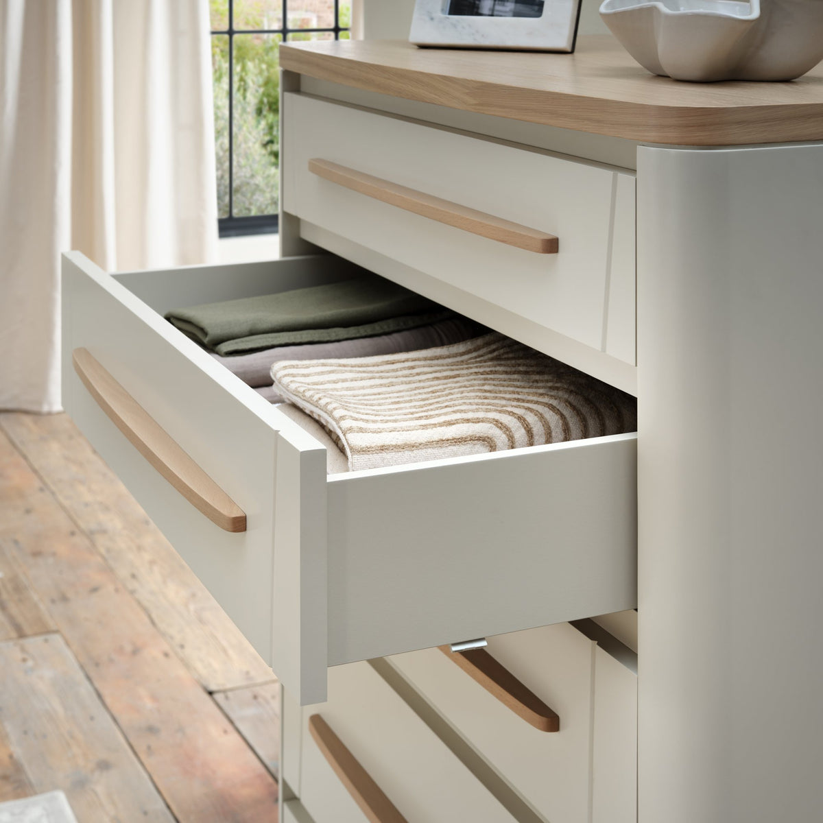 Larsen Bedroom Collection - Scandi Oak and Soft Grey