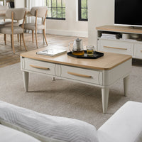 Larsen Living and Dining Collection - Scandi Oak and Soft Grey