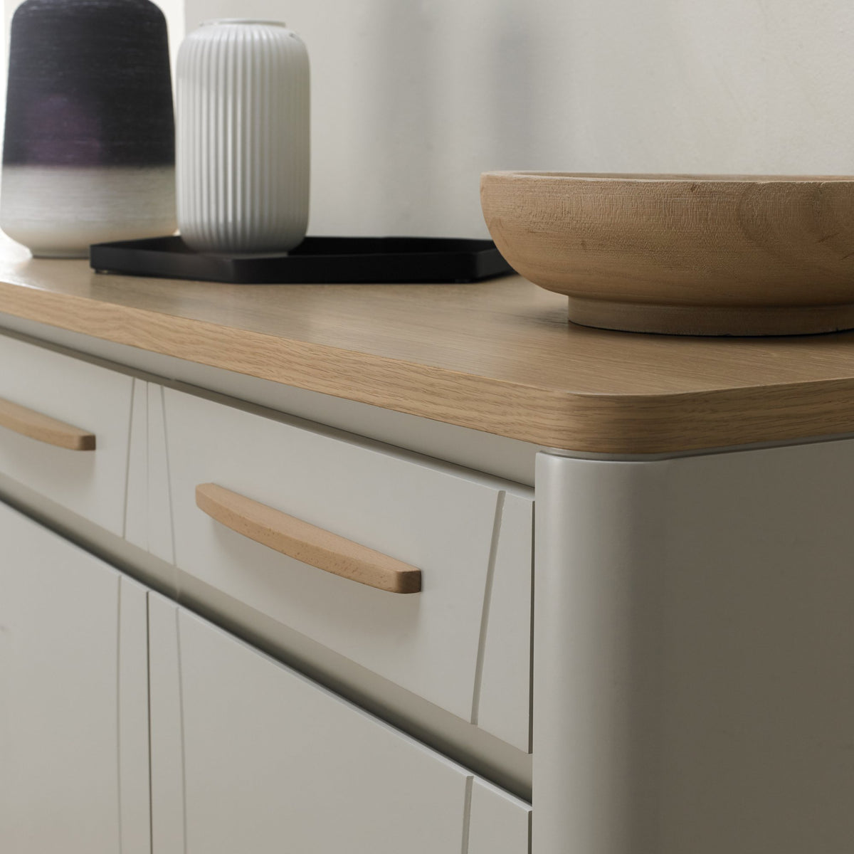 Larsen Living and Dining Collection - Scandi Oak and Soft Grey