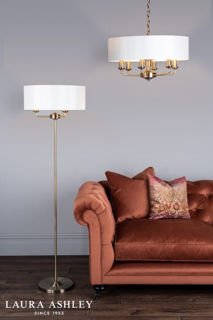 Laura Ashley - Sorrento Lighting Collection - Antique Brass