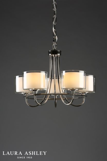 Laura Ashley - Southwell Lighting Collection - Polished Nickel
