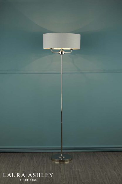 Laura Ashley - Sorrento Lighting Collection - Nickel and Silver