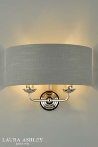 Laura Ashley - Sorrento Lighting Collection - Nickel and Charcoal