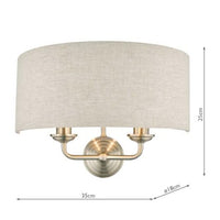 Laura Ashley - Sorrento Lighting Collection - Satin Nickel and Natural