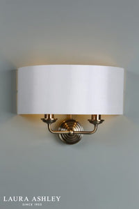 Laura Ashley - Sorrento Lighting Collection - Antique Brass