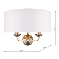 Laura Ashley - Sorrento Lighting Collection - Antique Brass