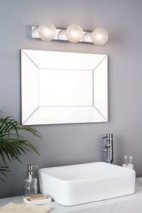 Laura Ashley - Prague Bathroom Wall Lights - Polished Chrome